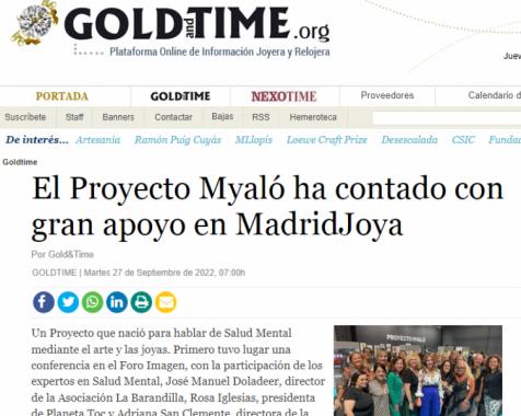 Projeto Myaló em MadridJoya