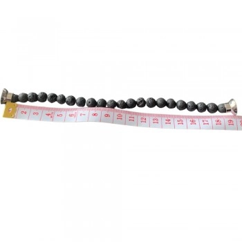 PULSEIRA EM LAVA FECHO 20 EM AÇO COM IMÃ - 19CM